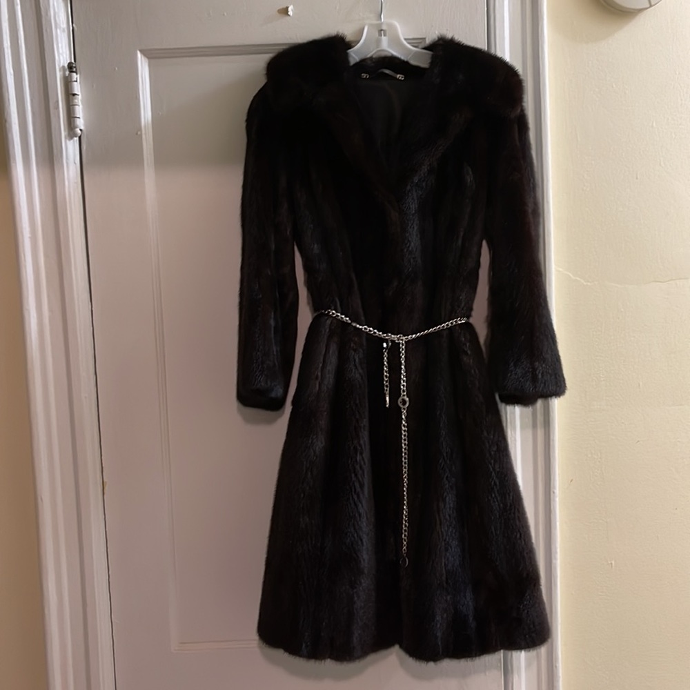 Beautiful real mink coat extremely warm